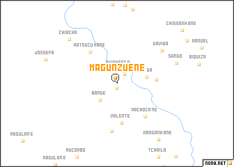 map of Magunzuene