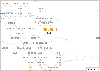 map of Măgura