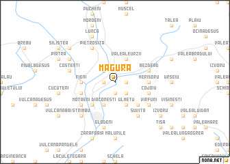 map of Măgura