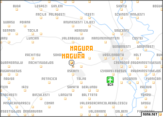 map of Măgura