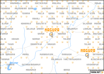 map of Māgura