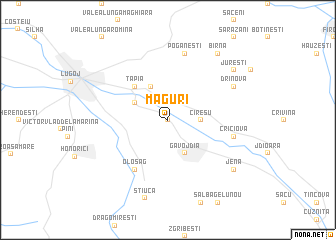 map of Măguri