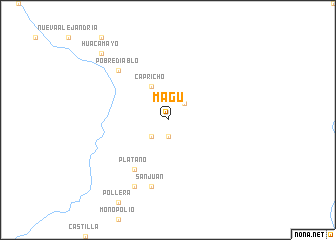 map of Magu