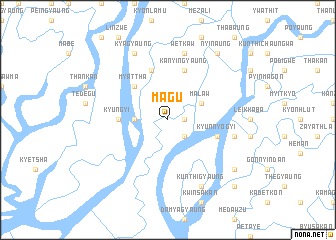 map of Magu