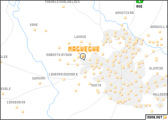 map of Magwegwe