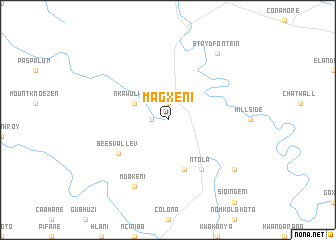 map of Magxeni