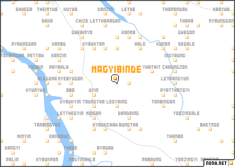 map of Magyibinde
