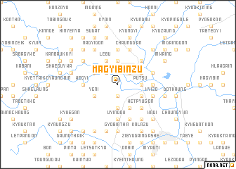 map of Magyibinzu