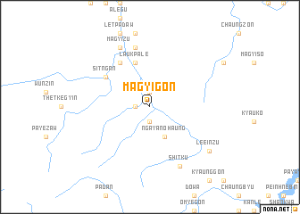 map of Magyigon