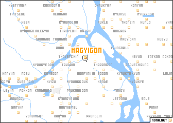 map of Magyigon