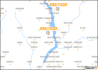 map of Magyigon