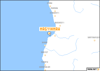 map of Magyi-hmaw