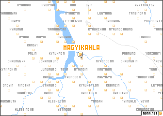 map of Magyikahla