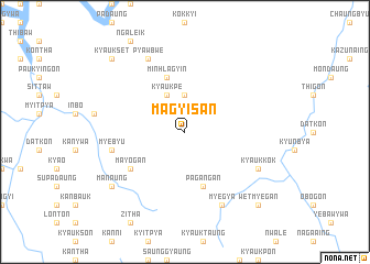 map of Magyisan