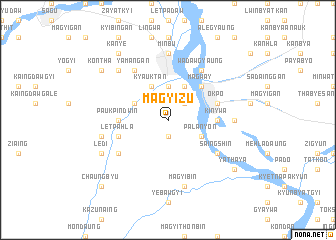 map of Magyizu