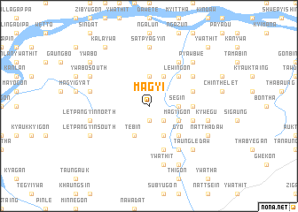 map of Magyi