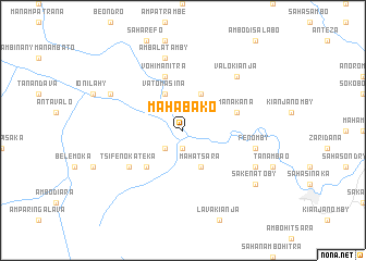map of Mahabako