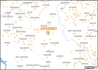 map of Mahāban