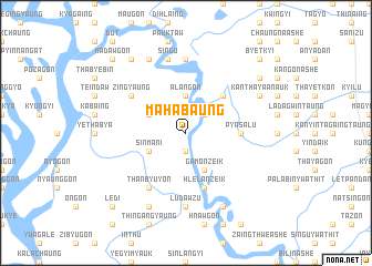 map of Mahabaung