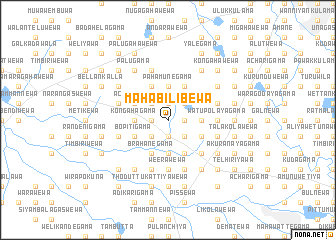 map of Maha Bilibewa