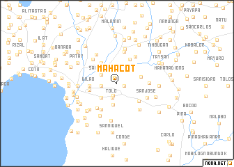 map of Mahacot