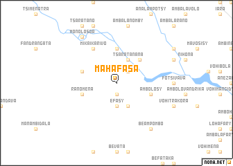 map of Mahafasa