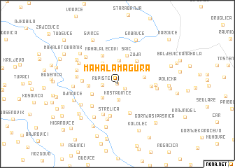 map of Mahala Magura