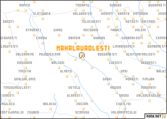 map of Mahalaua Oleşti