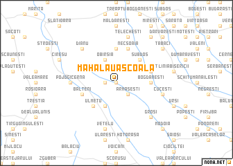 map of Mahalaua Şcoala
