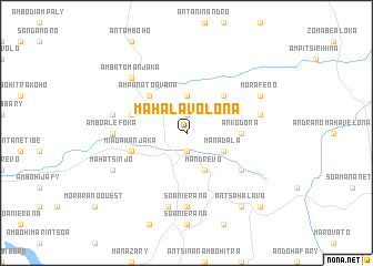 map of Mahalavolona