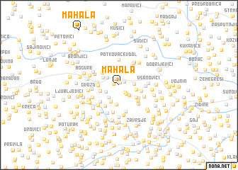 map of Mahala