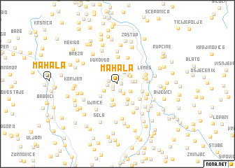 map of Mahala