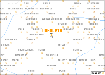 map of Mahaleth