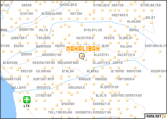 map of Maḩālibah