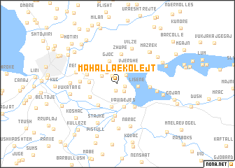 map of Mahalla e Kolejt