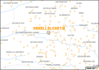 map of Maḩall al Khaţīb