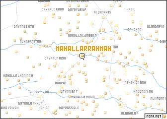 map of Maḩall ar Raḩmah
