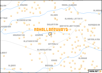 map of Maḩall ar Ruwayd
