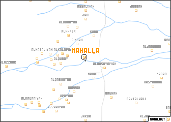 map of Mahalla
