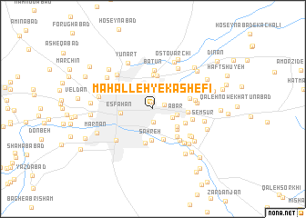 map of Maḩalleh-ye Kāshefī