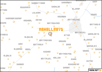 map of Maḩall Rayd