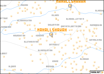 map of MaḩallShaʼwah