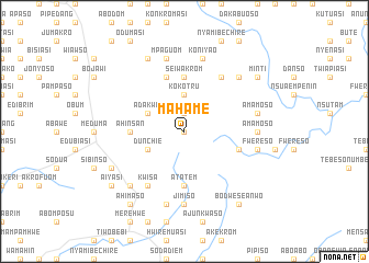 map of Mahame
