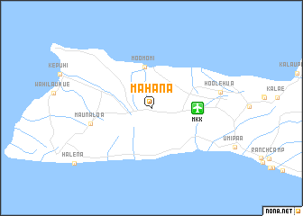 map of Mahana