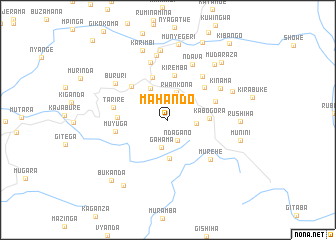 map of Mahando