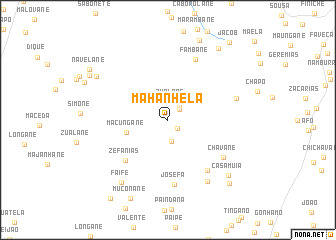 map of Mahanhela