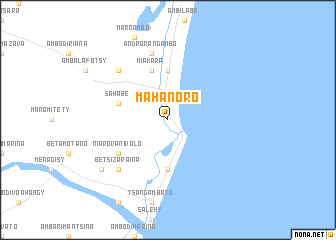 map of Mahanoro