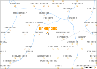 map of Mahanoro