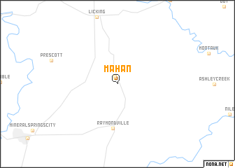 map of Mahan