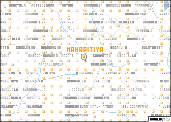 map of Mahapitiya